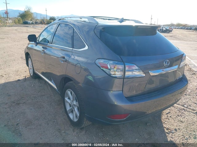 2012 LEXUS RX 350 VIN: 2T2ZK1BA6CC078186