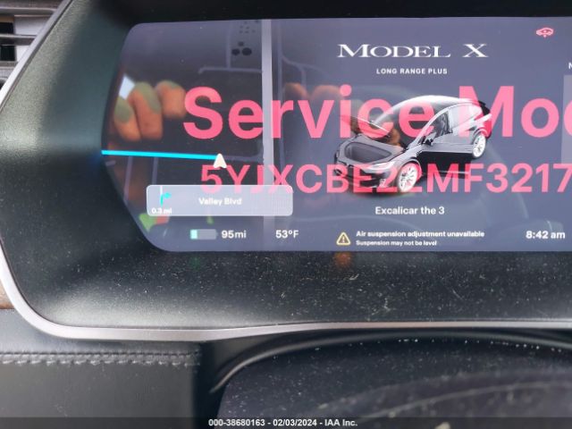 5YJXCBE22MF321704 Tesla Model X Long Range Dual Motor All-wheel Drive/long Range Plus Dual Motor All-wheel Drive
