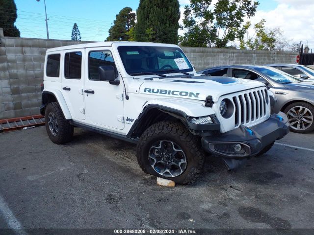 Auction sale of the 2023 Jeep Wrangler 4xe Rubicon 4x4, vin: 1C4JJXR69PW542044, lot number: 38680205