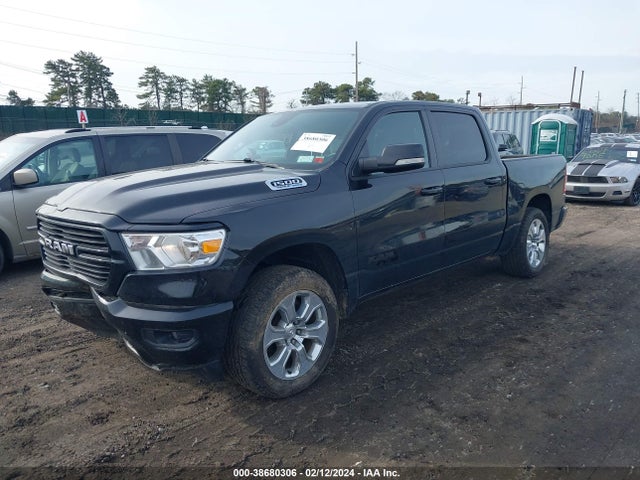 RAM 1500 Big Horn  4x4 5'7 Box 2021 1C6SRFFT3MN758272 Image 2