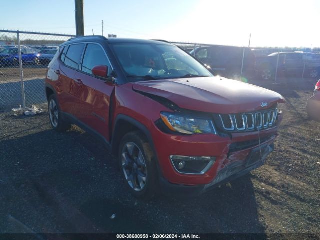 Auction sale of the 2018 Jeep Compass Limited 4x4, vin: 3C4NJDCBXJT437046, lot number: 38680958
