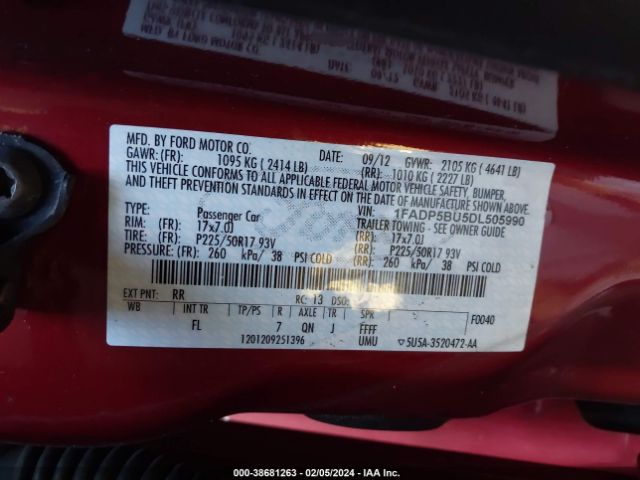 2013 FORD C-MAX HYBRID 1FADP5BU5DL505990 Photo 8
