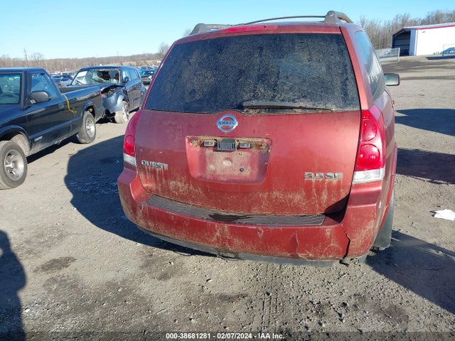 2004 NISSAN QUEST 3.5 SE VIN: 5N1BV28U44N304014