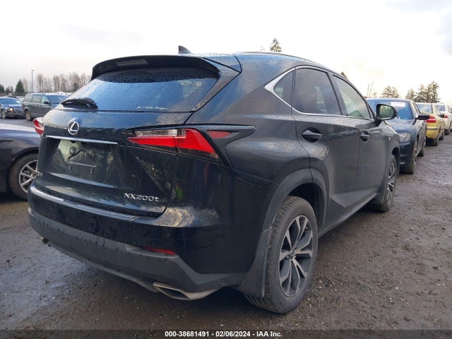 2016 LEXUS NX 200T F SPORT VIN: JTJBARBZ3G2047251