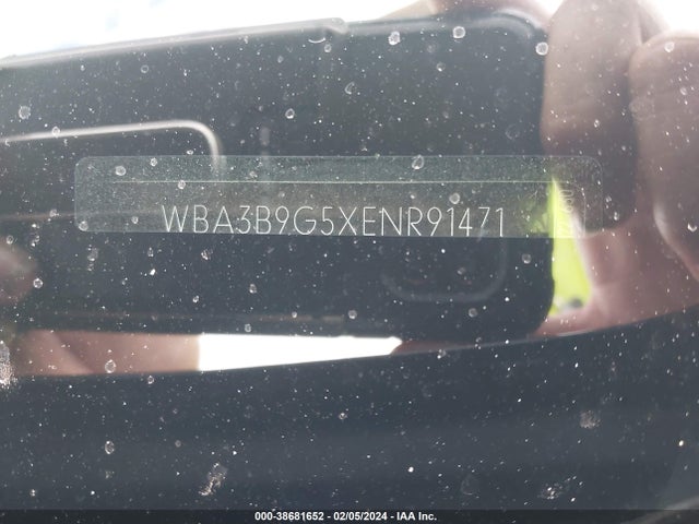 BMW 335i Xdrive 2014 WBA3B9G5XENR91471 Image 9