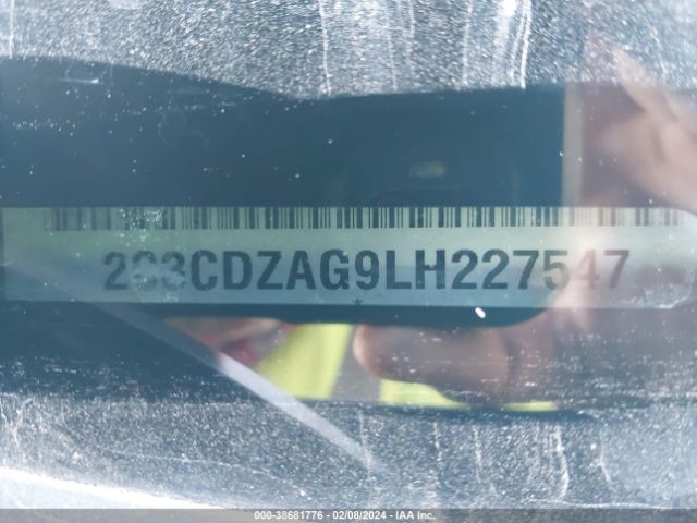 2C3CDZAG9LH227547 Dodge Challenger Sxt