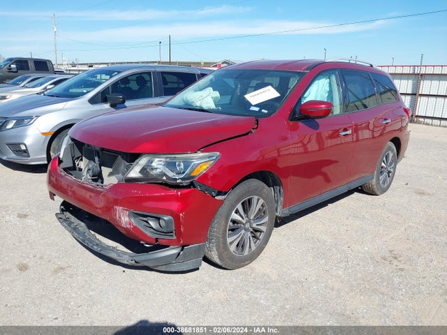 Nissan Pathfinder Sv 2017 5N1DR2MN8HC649186 Image 2