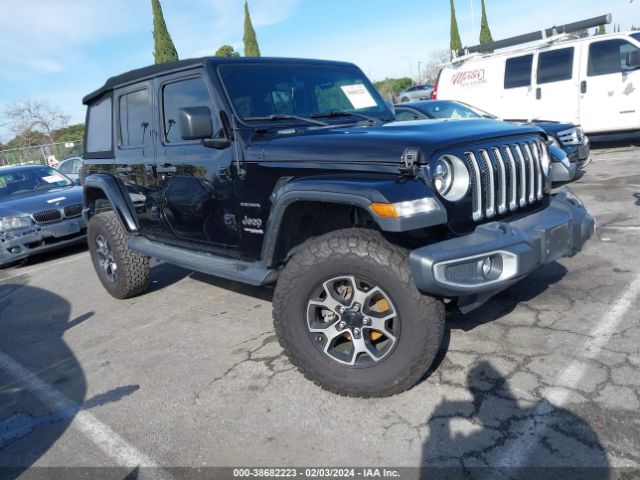 Auction sale of the 2018 Jeep Wrangler Unlimited Sahara, vin: 1C4HJXEG0JW130468, lot number: 38682223
