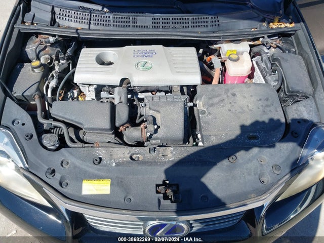 2011 LEXUS CT 200H PREMIUM VIN: JTHKD5BH9B2004602