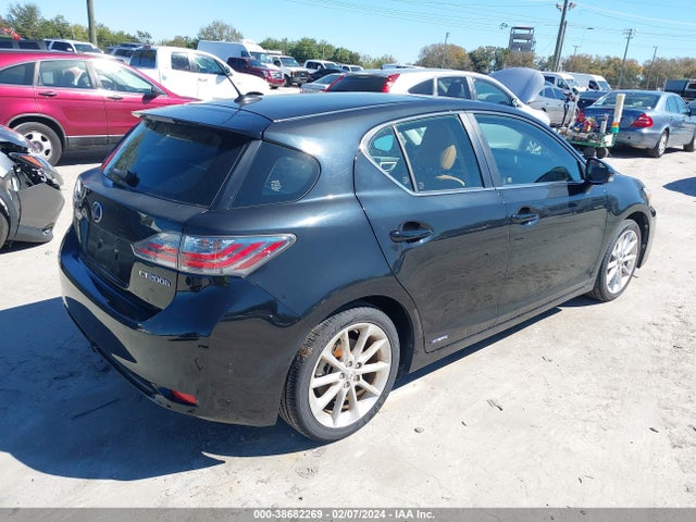 2011 LEXUS CT 200H PREMIUM VIN: JTHKD5BH9B2004602