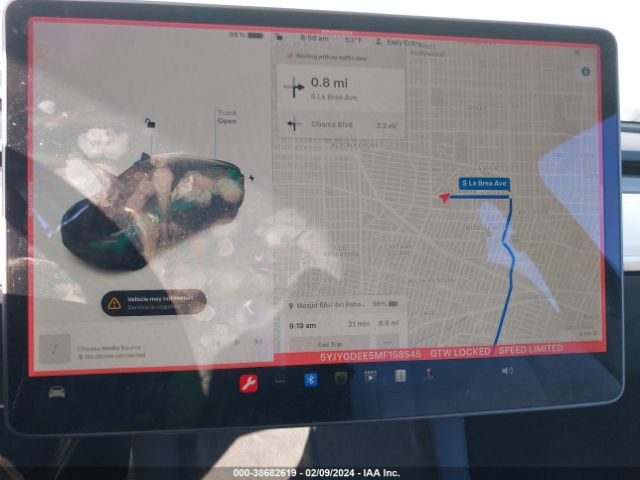 5YJYGDEE5MF158545 Tesla Model Y Long Range Dual Motor All-wheel Drive