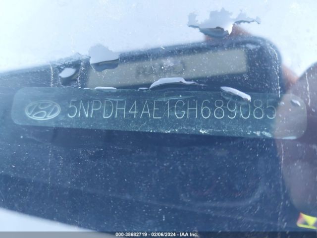 5NPDH4AE1GH689085 Hyundai ELANTRA SE