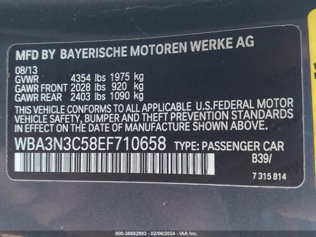 WBA3N3C58EF710658 BMW 428i