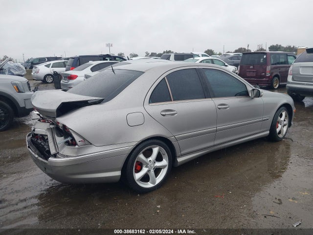 2005 MERCEDES-BENZ C 230 KOMPRESSOR SPORT VIN: WDBRF40J05F680524