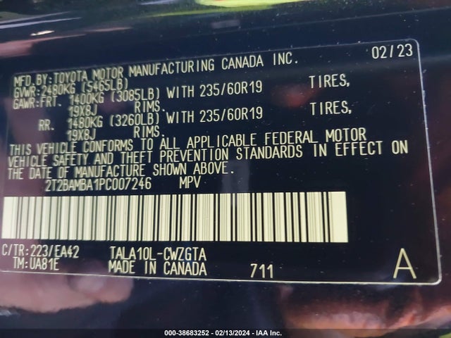Lexus Rx 350 Premium 2023 2T2BAMBA1PC007246 Image 9