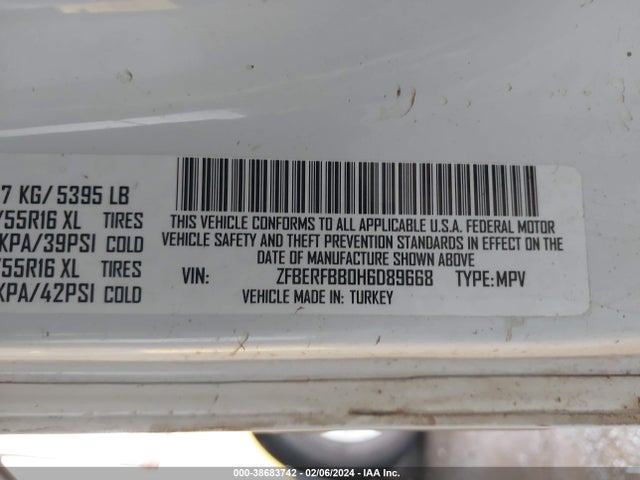 RAM Promaster City Tradesman Slt 2017 ZFBERFBB0H6D89668 Image 9