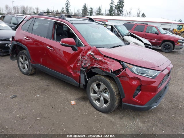 2021 TOYOTA RAV4 LIMITED HYBRID VIN: 4T3D6RFV9MU054602