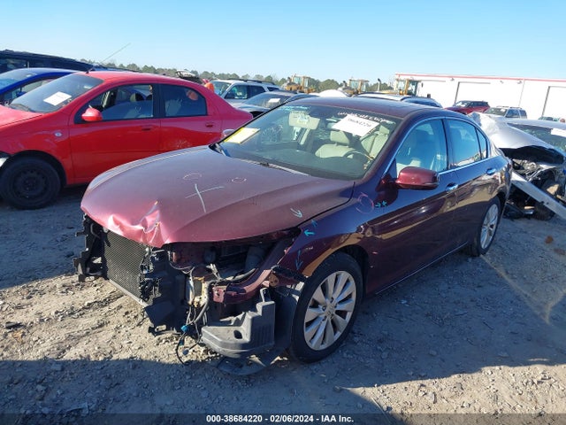 Honda Accord Ex-l V-6 2014 1HGCR3F83EA001616 Image 2