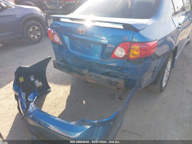 2009 TOYOTA COROLLA S VIN: 2T1BU40E49C026989