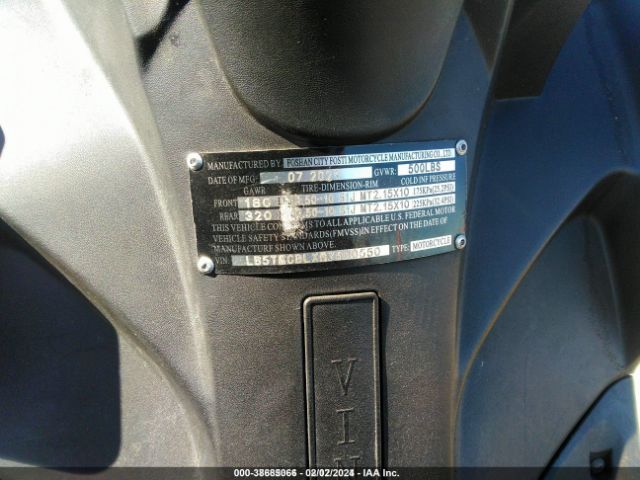 2022 SCOOTER 50CC LB5TMCBLXNZ500550 Photo 9