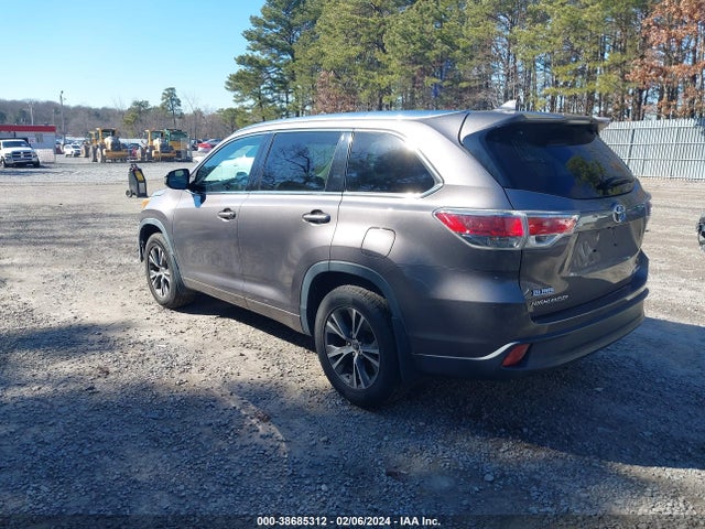 Toyota Highlander Xle V6 2016 5TDJKRFH3GS239534 Image 3