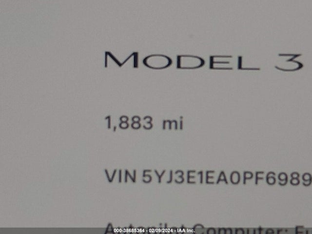 Tesla Model 3 Rear-wheel Drive 2023 5YJ3E1EA0PF698949 Image 16