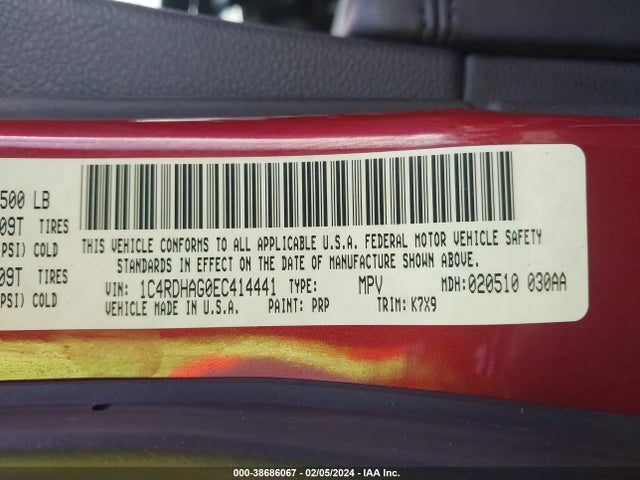 Dodge Durango Sxt 2014 1C4RDHAG0EC414441 Image 9