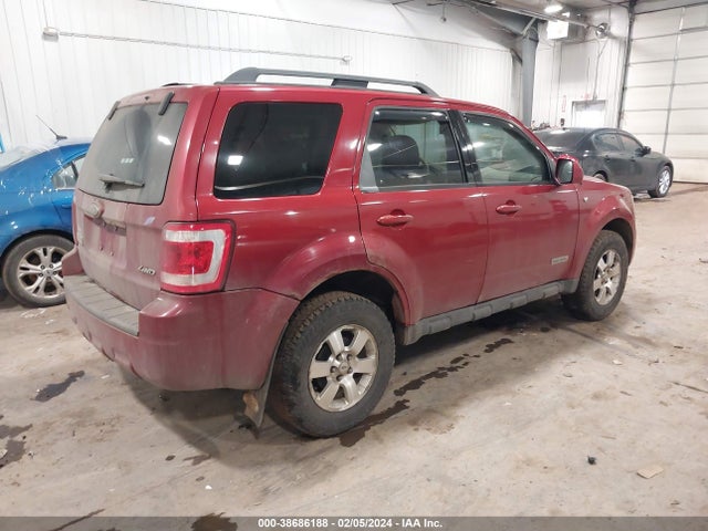 2008 FORD ESCAPE LIMITED VIN: 1FMCU941X8KA55317