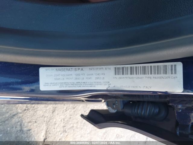 ZAM57RTAXE1126437 Maserati Ghibli S Q4
