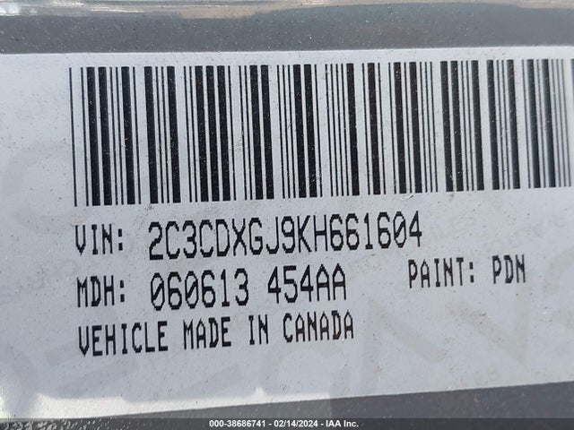 Dodge Charger Scat Pack Rwd 2019 2C3CDXGJ9KH661604 Image 9