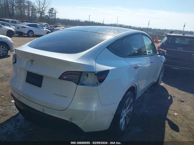 2020 TESLA MODEL Y LONG RANGE DUAL MOTOR ALL-WHEEL DRIVE VIN: 5YJYGDEE2LF045022