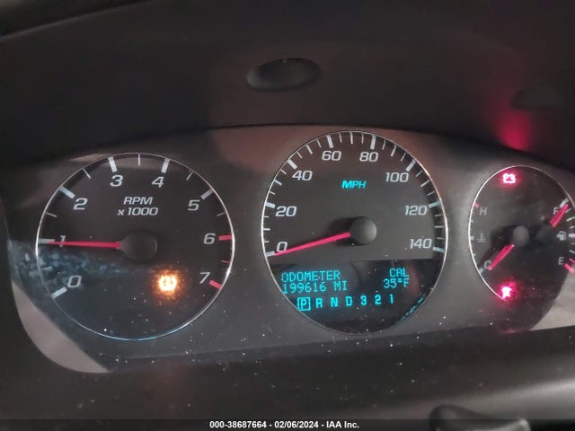 2007 CHEVROLET IMPALA LTZ VIN: 2G1WU58R079167014