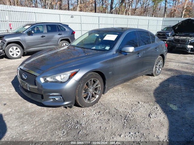 2017 Infiniti Q50 3.0t Signature Edition მანქანა იყიდება აუქციონზე, vin: JN1EV7AR7HM840507, აუქციონის ნომერი: 38687777