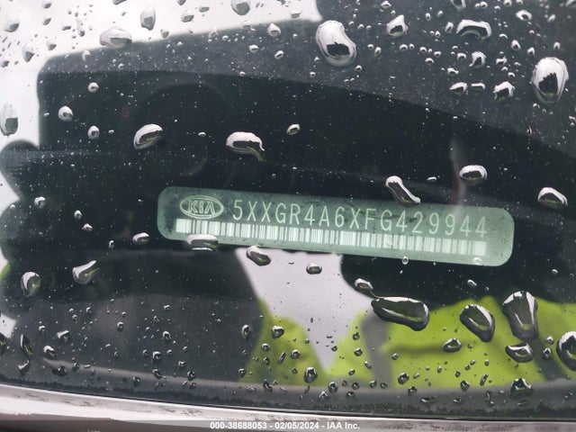 5XXGR4A6XFG429944 KIA dohc t-gdi theta-ii