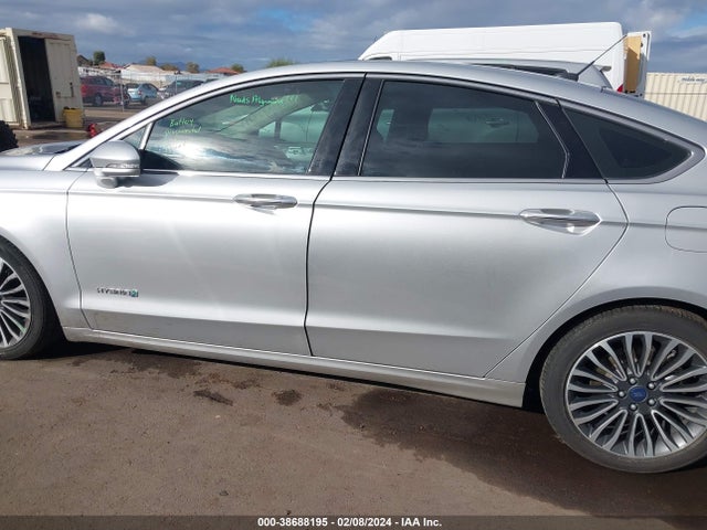 2018 FORD FUSION HYBRID TITANIUM VIN: 3FA6P0RUXJR158896