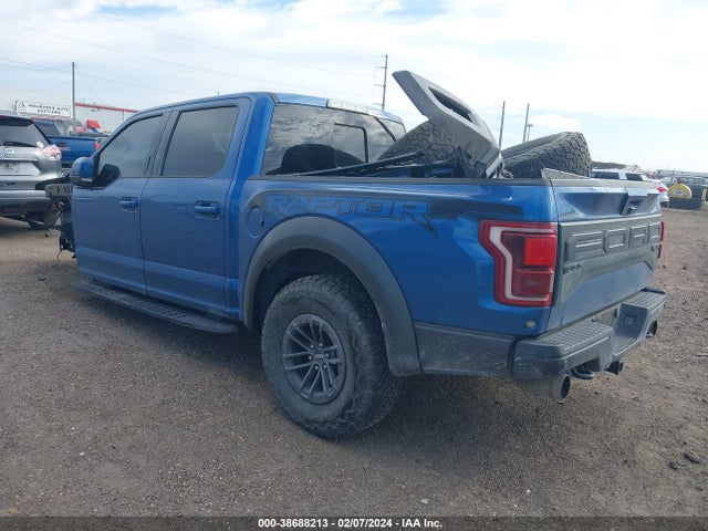 2019 FORD F-150 RAPTOR VIN: 1FTFW1RG7KFC19052