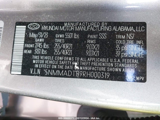 Genesis Gv70 2.5t Awd 2024 5NMMADTB9RH000319 Image 9