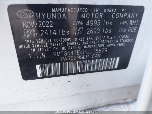 KMTG54TE4PU115879 Genesis G70 3.3t Awd