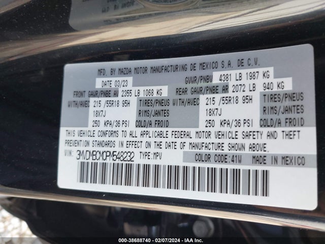 Mazda Cx-30 2.5 S Preferred 2023 3MVDMBCM0PM548232 Image 9