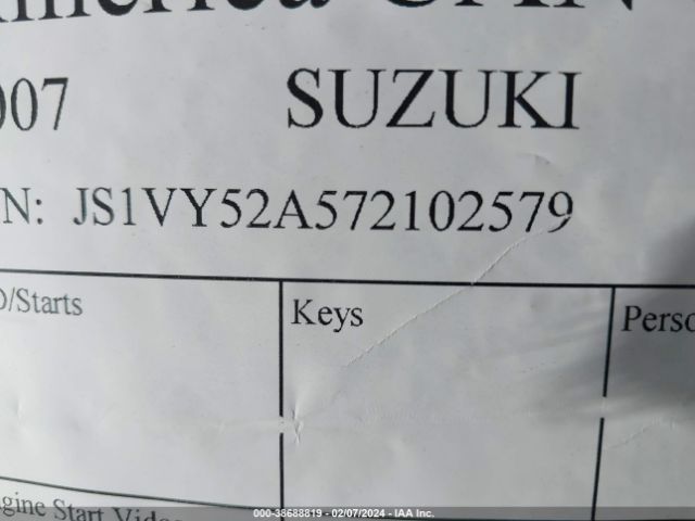 2007 SUZUKI VL1500 JS1VY52A572102579 Photo 9