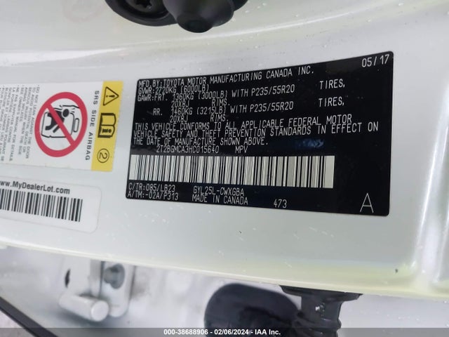 Lexus RX 450H 2017 2T2BGMCA3HC015640 Image 9