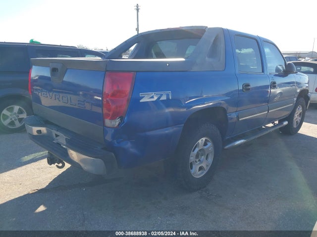 2004 CHEVROLET AVALANCHE 1500 VIN: 3GNEK12T14G112120