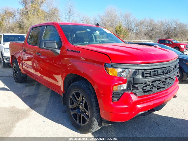 2022 CHEVROLET SILVERADO 1500 4WD SHORT BED CUSTOM VIN: 3GCPDBEK4NG520052