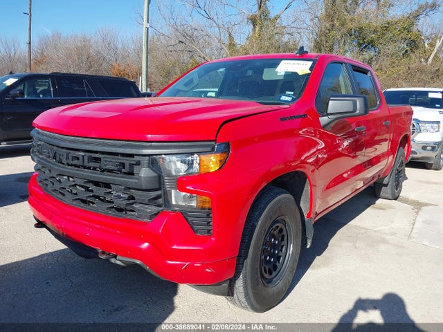 2022 CHEVROLET SILVERADO 1500 4WD SHORT BED CUSTOM VIN: 3GCPDBEK4NG520052