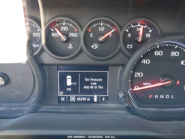 2022 CHEVROLET SILVERADO 1500 4WD SHORT BED CUSTOM VIN: 3GCPDBEK4NG520052
