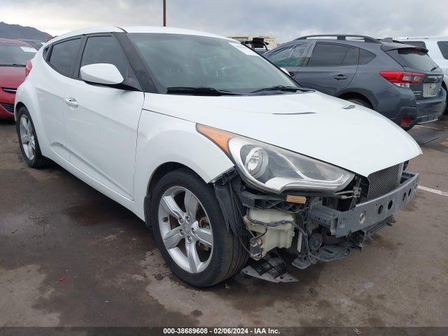 2013 HYUNDAI VELOSTER BASE W/GRAY VIN: KMHTC6AD9DU144343