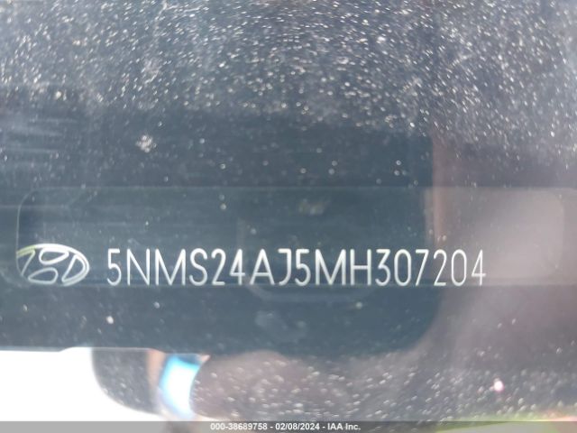 2021 HYUNDAI SANTA FE 5NMS24AJ5MH307204 Photo 8