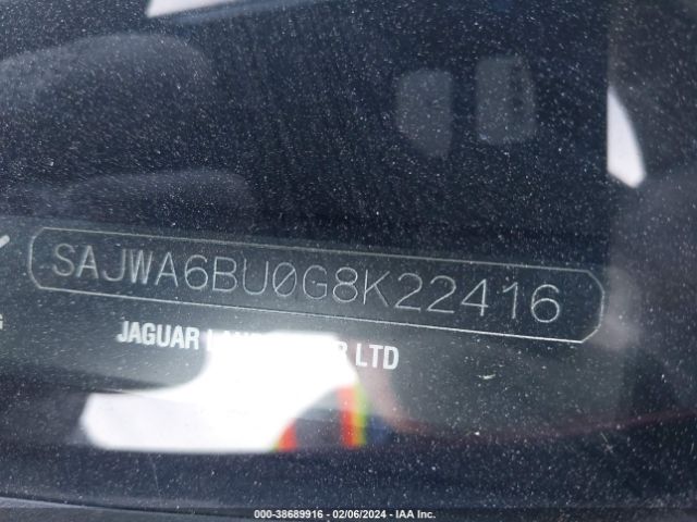 SAJWA6BU0G8K22416 Jaguar F-TYPE S