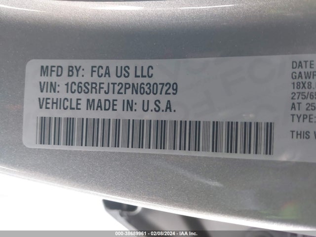 RAM 1500 Laramie  4x4 5'7 Box 2023 1C6SRFJT2PN630729 Image 9