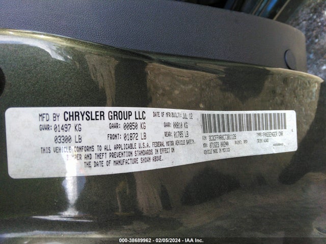 2012 FIAT 500 3C3CFFAR0CT381128 Photo 8